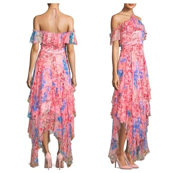 Alice + Olivia Galina Hankerchief Gown - Picture 3 of 4